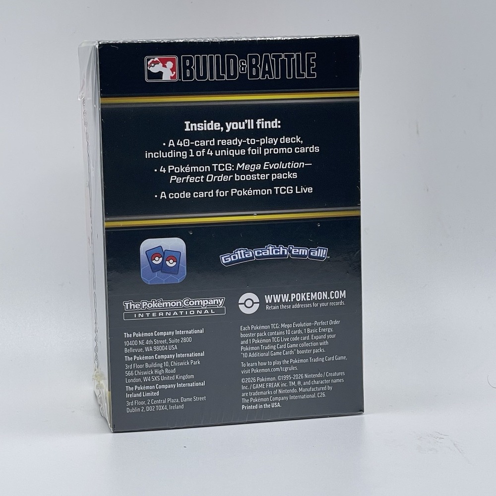 Pokemon Mega Evolution Perfect Order Build & Battle Box Factory Sealed and NEW - Picture 3 of 6